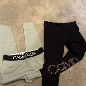 2 pair of Calvin Klein leggings.  EUC